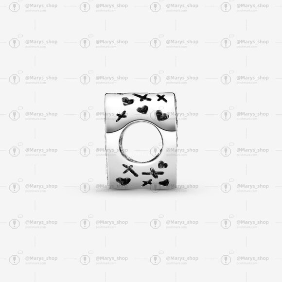 Pandora Sparkling Freehand Heart Charm - Picture 3 of 6